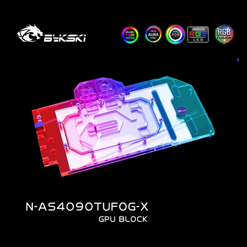 Rtx 4090 Water Block - Блок графического процессора Bykski для видеокарты