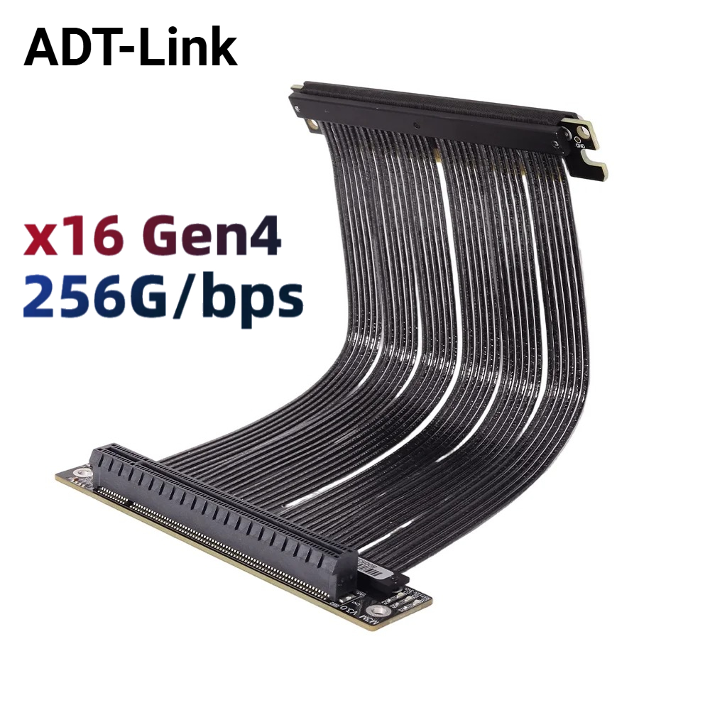 Itx Gpu Riser Pcie 4.0 16X - Переходной кабель PCIE 4.0 16X |