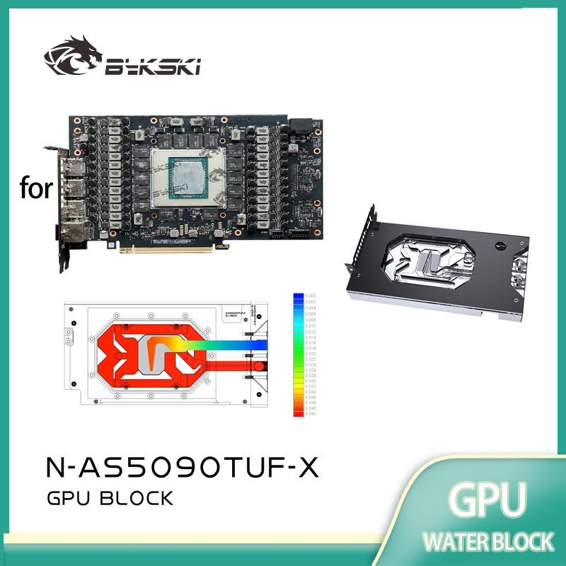 Rtx 5090 32Gb - Водяной блок графического процессора Bykski N-AS5090TUF-X