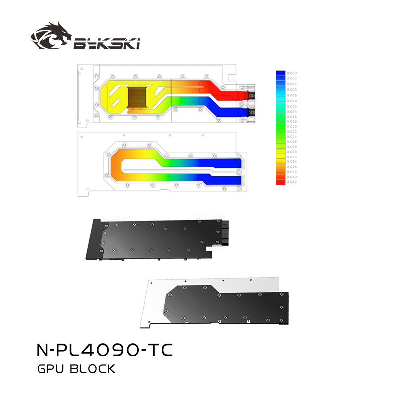 Rtx 4090 Water Block - Активная объединительная панель графического процессора Bykski