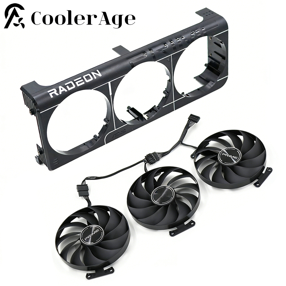 Rx 9070 Xt - Вентилятор видеокарты RX9070EVO RX9070 RX9070XT для