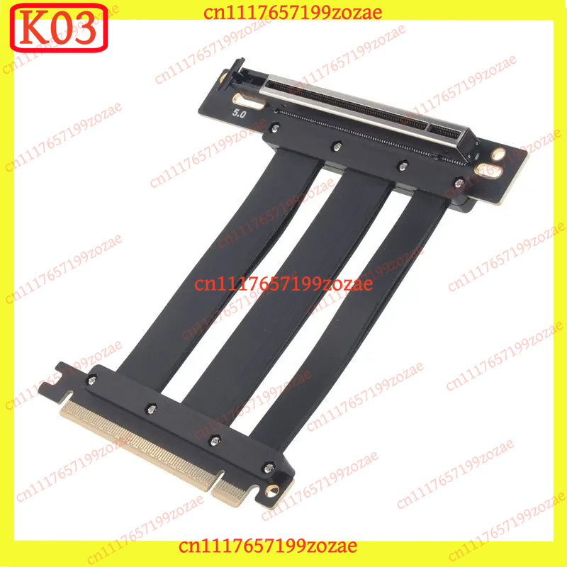 Pcie 5.0 Gpu Riser Cable - K03 PCIe 5.0 X16 90-градусный удлинительный