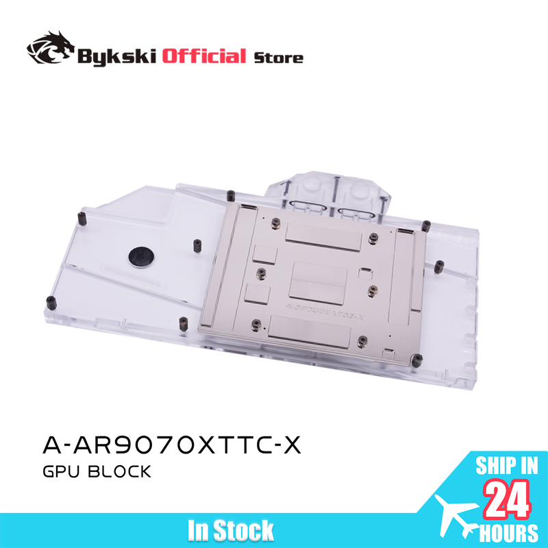 Rx 9070 Xt - Блок графического процессора Bykski A-AR9070XTTC-X для
