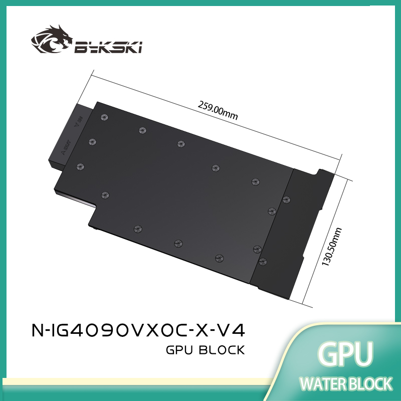 Rtx 4090 Water Block - Блок охлаждения GPU Bykski для видеокарты