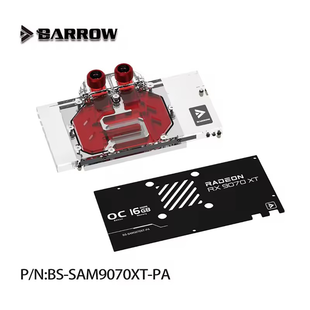 Водоблок Barrow для видеокарты – обзор и цена Rx 9070 Xt