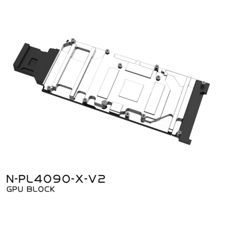 Водяной блок N-PL4090-X-V2 с п – обзор и цена Rtx 4090 Water Block