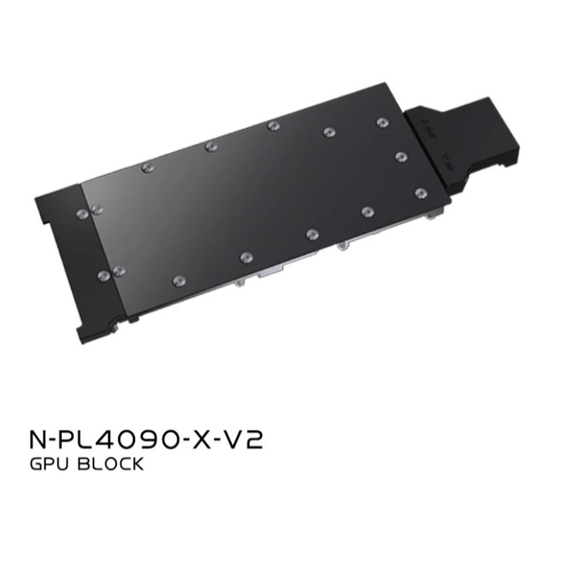 Водяной блок N-PL4090-X-V2 с п – обзор и цена Rtx 4090 Water Block