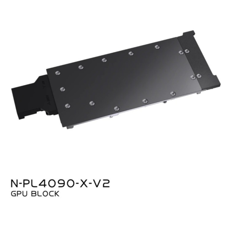 Водяной блок N-PL4090-X-V2 с п – обзор и цена Rtx 4090 Water Block