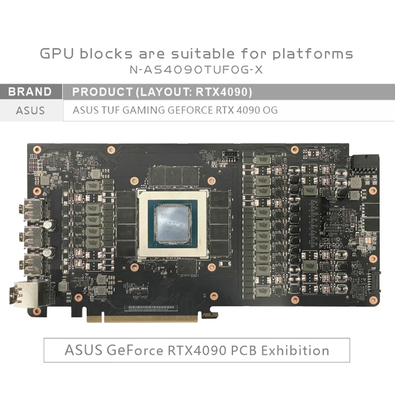 Блок графического процессора B – обзор и цена Rtx 4090 Water Block