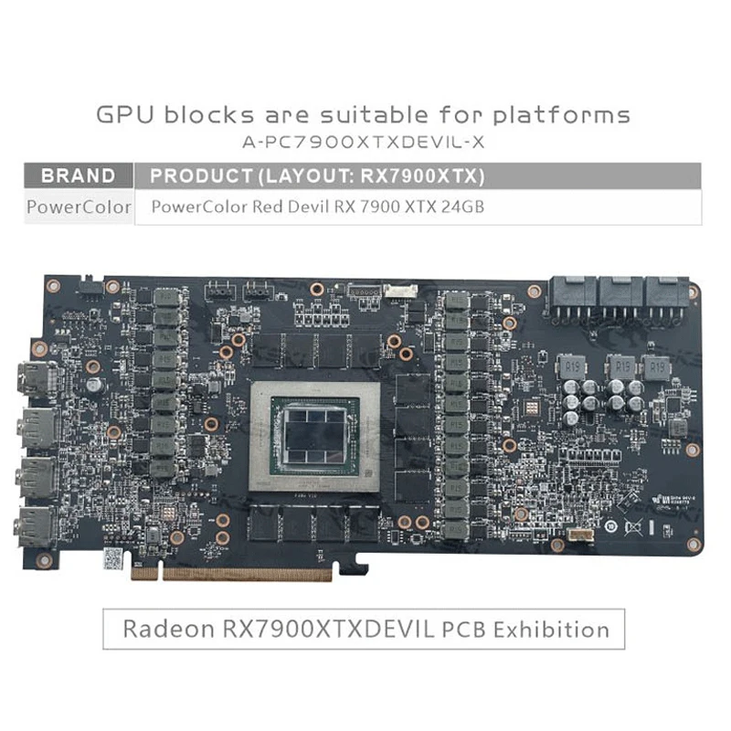 Водяной блок графического проц – обзор и цена Rx 7900 Xtx 24Gb