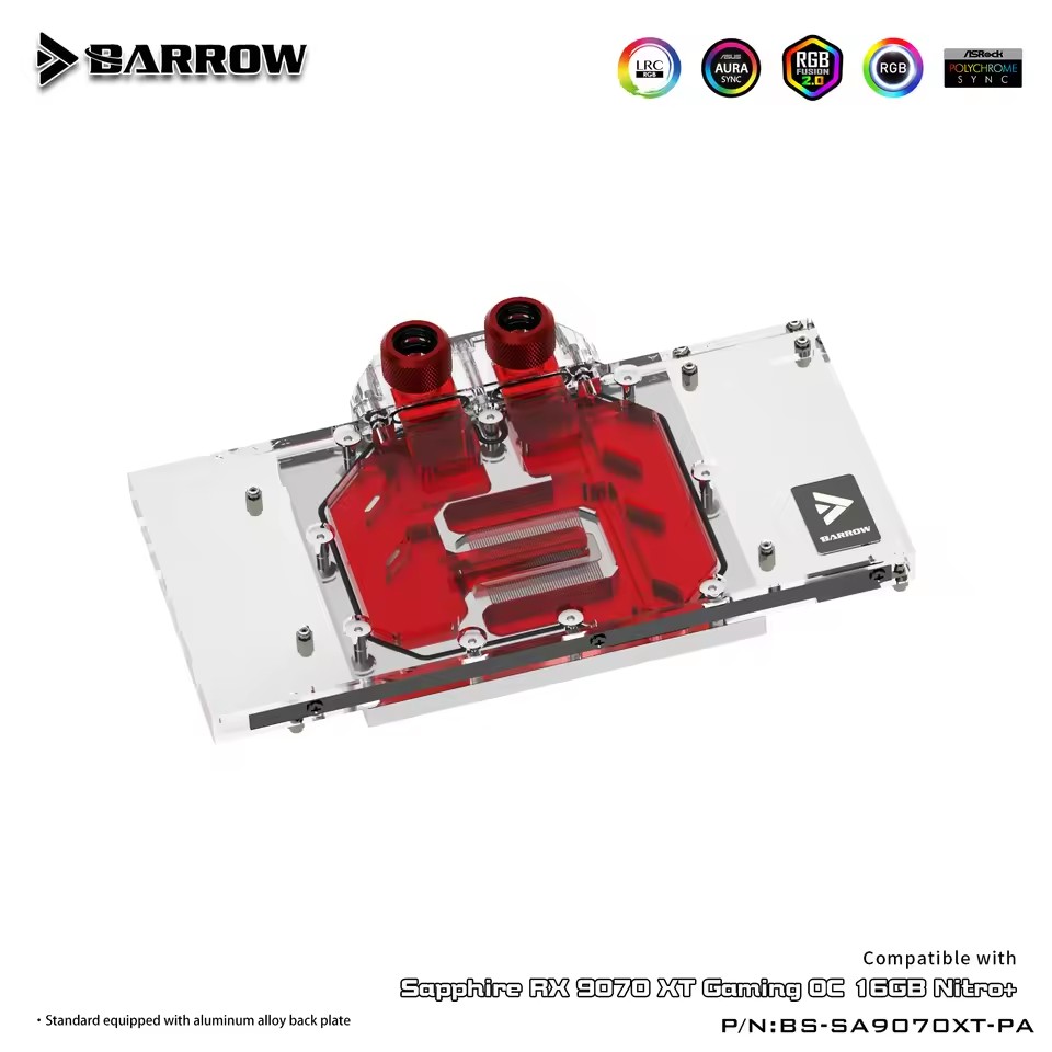 Водяной блок графического проц – обзор и цена Rx 9070 Xt