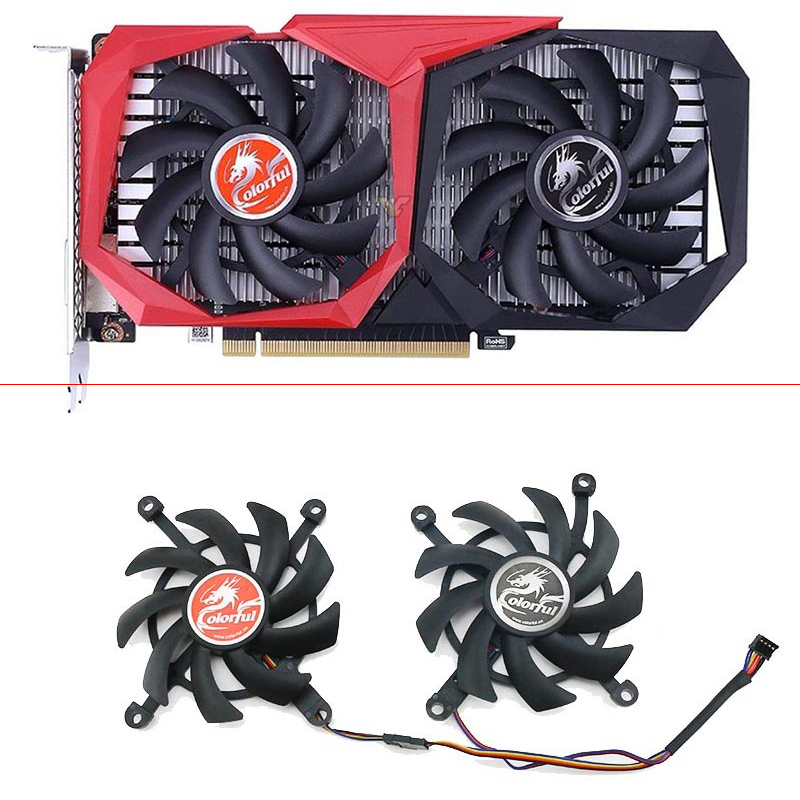 2 шт. новый 85 мм 4PIN 12 В Ве – обзор и цена Rtx 4080 Super 16Gb