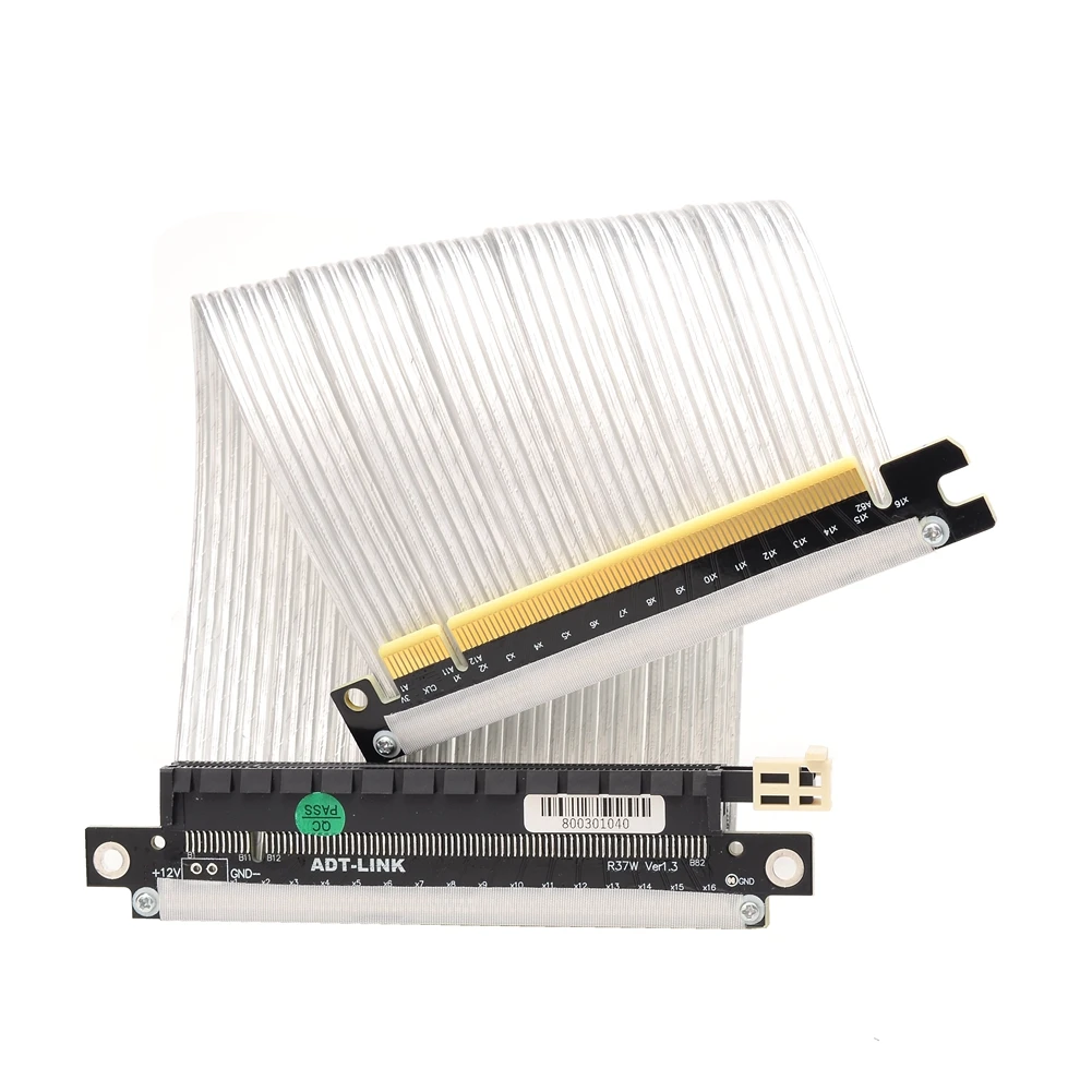 Серебристо-белый обратный PCIE – обзор и цена Itx Gpu Riser Pcie 4.0 16X