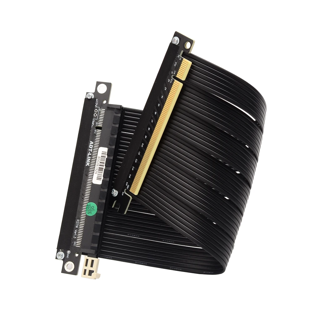 Серебристо-белый обратный PCIE – обзор и цена Itx Gpu Riser Pcie 4.0 16X
