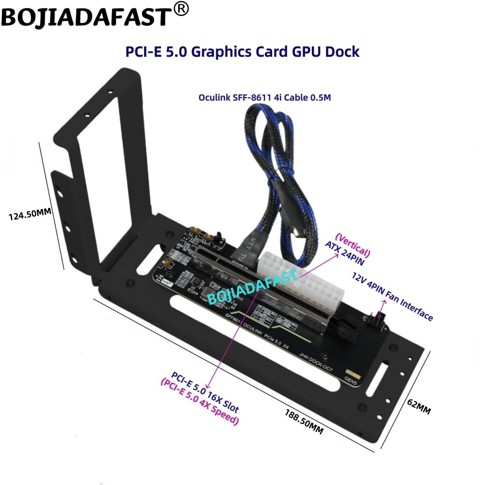 Адаптерная карта PCI-E 5.0 16X – обзор и цена Pcie 5.0 Gpu Riser Cable