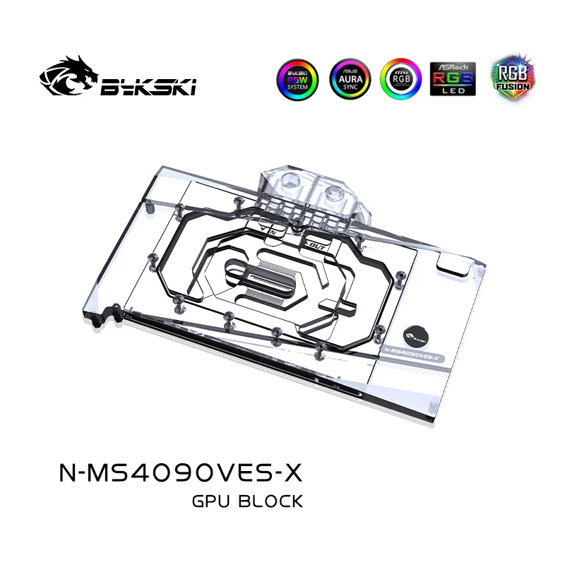 Водоблок Bykski для видеокарты – обзор и цена Rtx 4090 Water Block