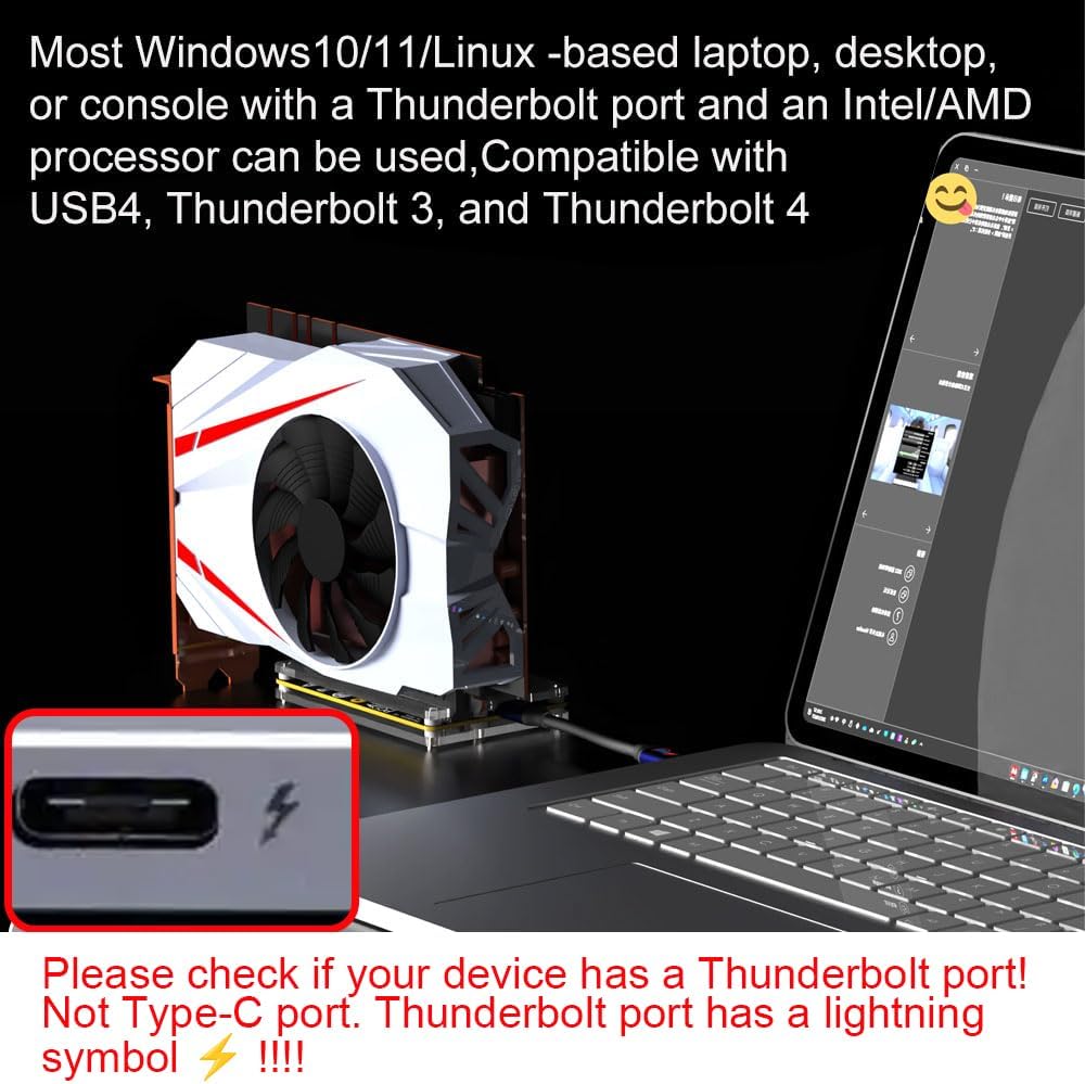 Док-станция RGEEK 22Gbps eGPU  – обзор и цена Gpu External Dock Egpu Thunderbolt 4