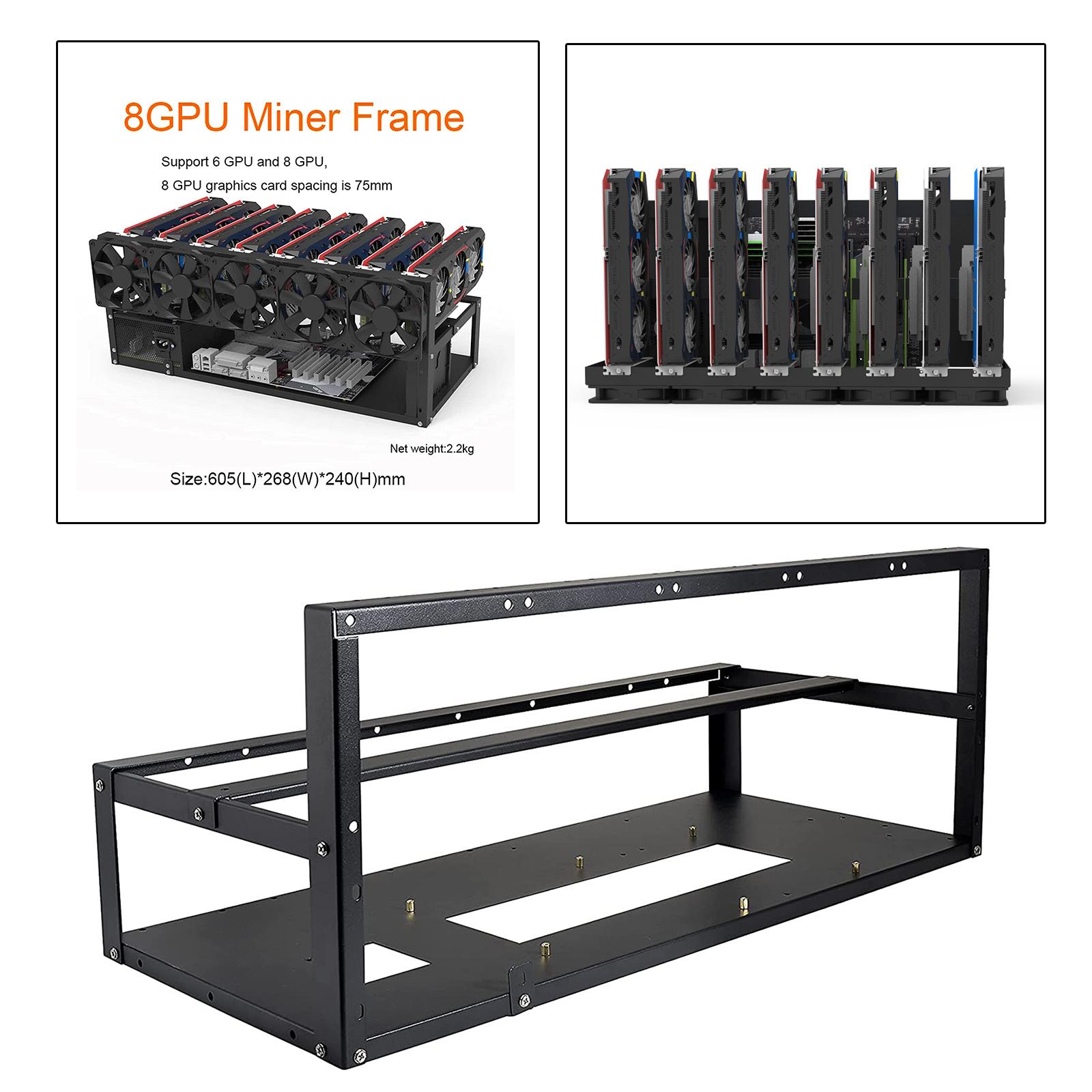 Корпус-рама для майнинг-фермы  – обзор и цена Gpu Mining Rig Frame 8 Gpu