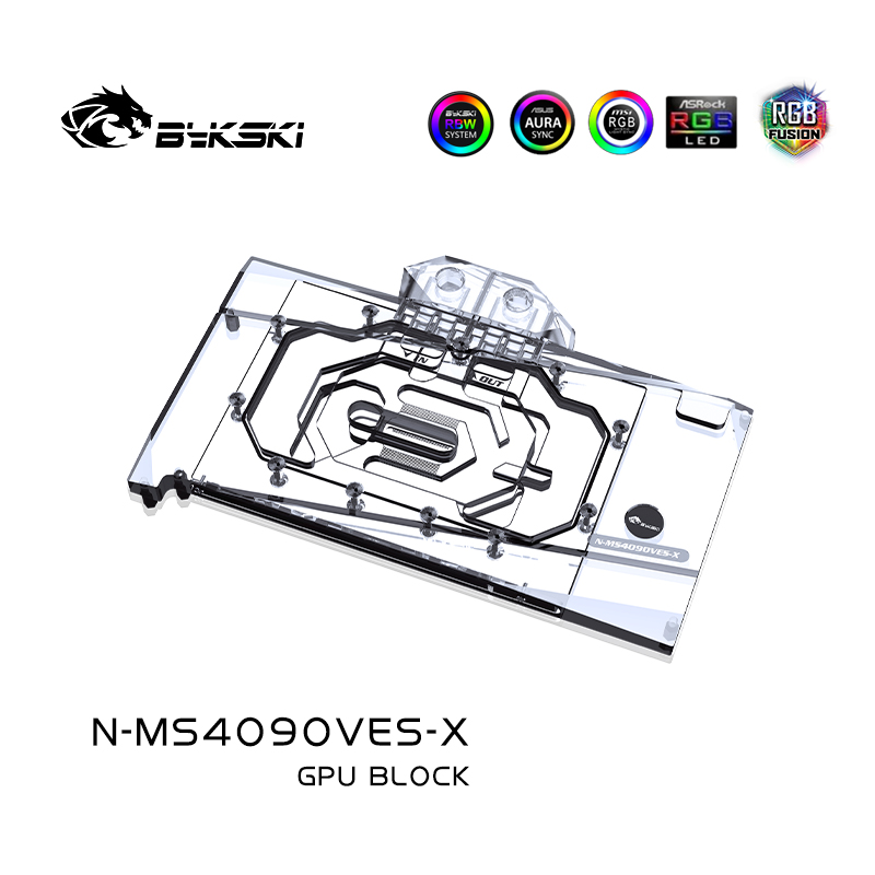 Блок питания Bykski N-MS4090VE – обзор и цена Rtx 4090 Water Block