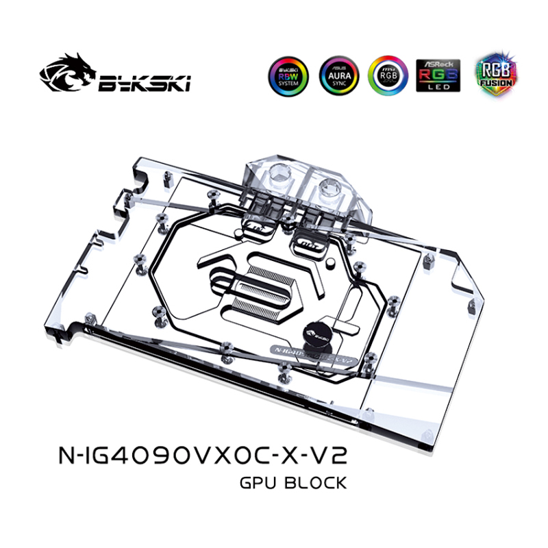 Bykski N-IG4090VXOC-X-V2 Водян – обзор и цена Rtx 4090 Water Block