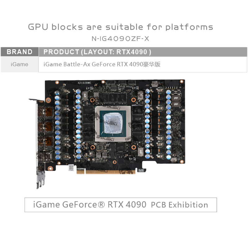 Блок графического процессора B – обзор и цена Rtx 4090 Water Block