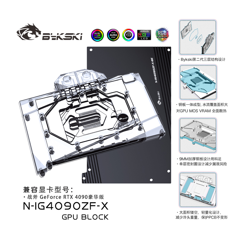 Блок графического процессора B – обзор и цена Rtx 4090 Water Block